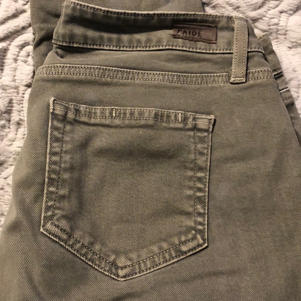 PAIGE green jeans